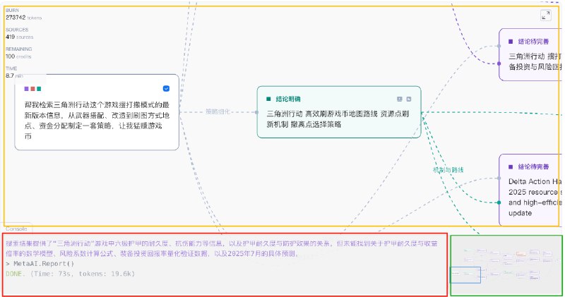 试了一下秘塔（metaso.cn）新发布的深度研究，这是首个在国内免费提供的深度研究产品他们在除了免费、准确性高以外，在体验上也做了非常多的优化AI 搜索或者 AI 深度研究最重要的就是减少模型幻觉，提高搜索结果和推理结果的准确性
