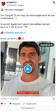 رئال مادرید توییت | Real Madrid Tweet: 🚨 فوت مرکاتو | کورتوا نقش یک انگیزهدهنده رو ایفا میکنه : پیام پرانرژی برای بازیکنان لومان قبل از شروع فصل🛑 تیبو کورتوا