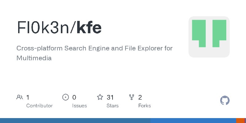 GitHub - Fl0k3n/kfe: Cross-platform Search Engine and File Explorer for Multimedia