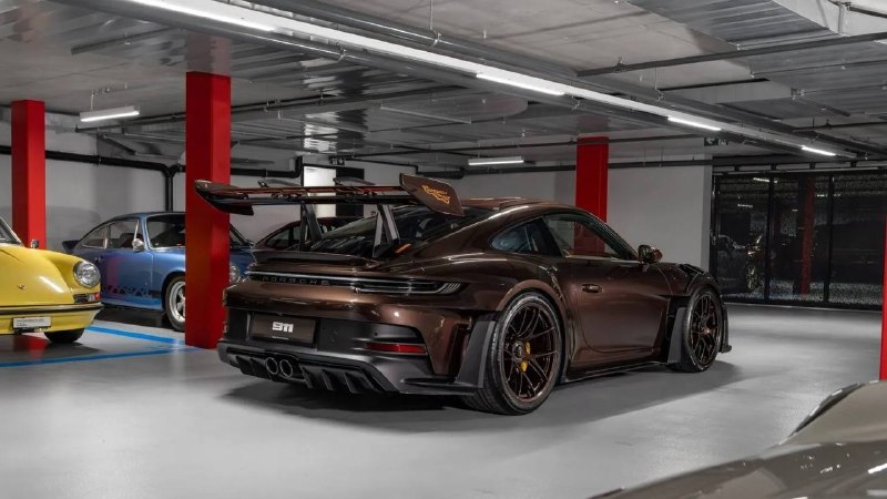 Porsche показала полностью коричневый 911 GT3 RS — отдел Sonderwunsch сделал уникальный спорткар в ц 2