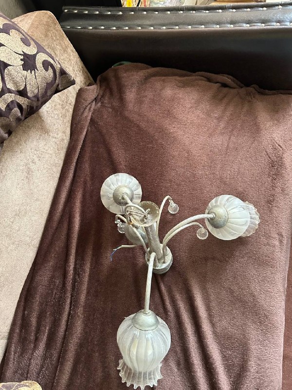 Продается антикварная люстра 1980 года — фото 1