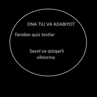 📚Ona tili va adabiyot 📚