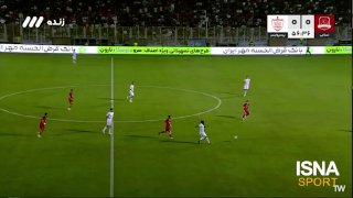 השער הראשון של פרספוליס מול נאסאג'י של מוחמד מהדי מוהבי נאסאג'י 0 - 1 פרספוליס