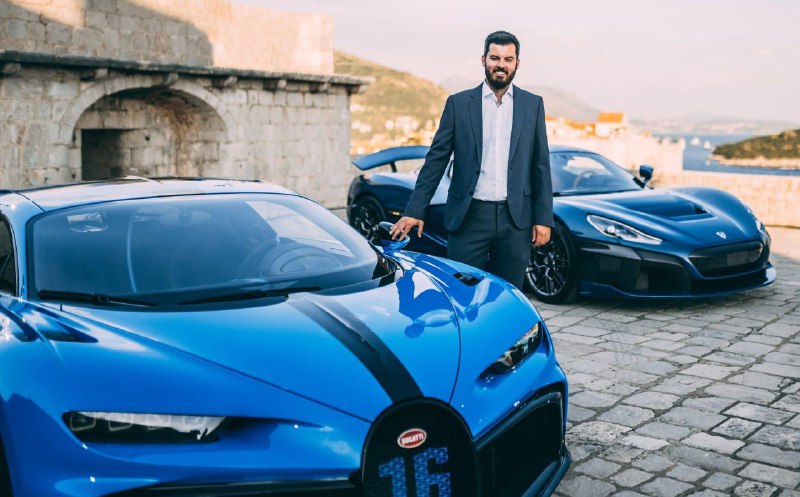 Гибридный преемник Bugatti Chiron получит двигатель V16 разработанный Rimac и Cosworth