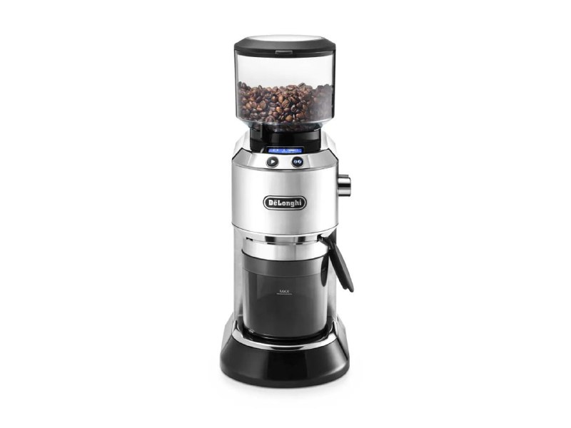 🌸پخش اکرامی🌸عمده فروشی ( صالح اباد ): 🔱آسیاب قهوه دلونگی مدل DELONGHI KG 521.M🔱ساخت چینتوان ۱۵۰ واتظرفیت مخزن ۳۵۰ گرممناسب مصرف خانگی و کافهدرجات اسیاب ۱۸ درج