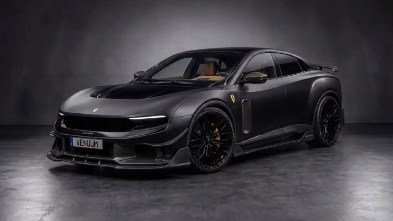 Дизайн Ferrari Luce уже исправили — тюнер из Дубая показал агрессивный обвес буквально через несколь