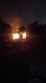 פלסטין: אמש הציתו מתנחלים חדר חקלאי בבעלות האזרח "אחמד אל-ג'בארין" באזור הסאהל המרכזי במסאפר יאטה.