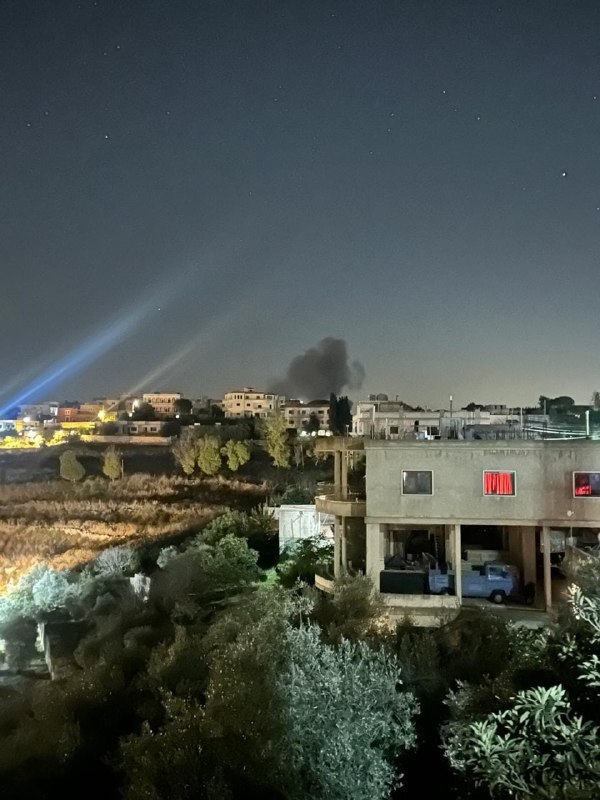 🚨 Israeli warplanes raided the town of Hadda for the second time