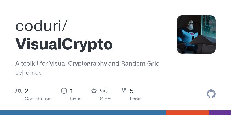 GitHub - coduri/VisualCrypto: A toolkit for Visual Cryptography and Random Grid schemes