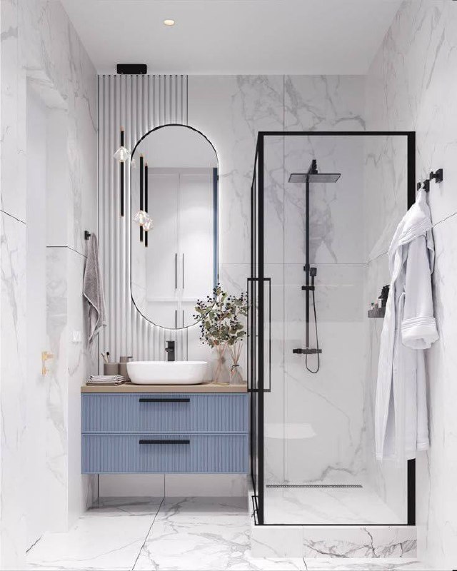 Какую ванную комнату выбрали бы для себя? 1 или 2 - изображение 6 - какую, ванную, комнату