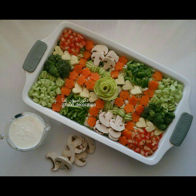 تزئینات و دیزاین سالاد: @Tazinat_Salad