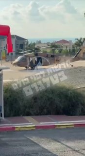 🇮🇱🇵🇸️ - מסוק צבאי ישראלי נחת בבית החולים ברזילי באשקלון כשהוא נושא נפגעים מרצועת עזה.