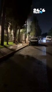 🇮🇱 תל אביב-יפו נחל שורק 20 עמוד חשמל בוער עכשיו. כבאות והצלה ארצי.