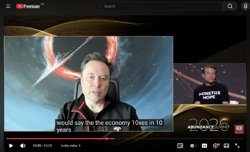 马斯克对 GDP 的预测非常离谱的乐观