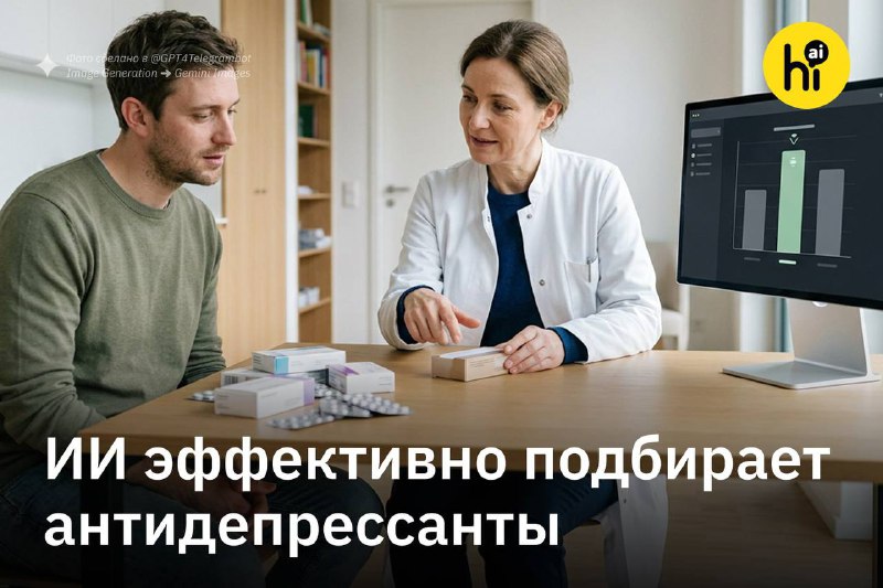 🧠 ШІ допомагає підбирати антидепресанти Вчені з Оксфорда навчили систему штучного інтелекту PETR...