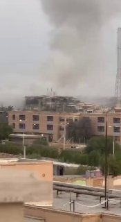 🔴 על פי תמונות שפורסמו, בניין המידע של משמרות המהפכה נפגע ונהרס בעיר אהוואז שבכביש המהיר גולסטן בתקיפות או…
