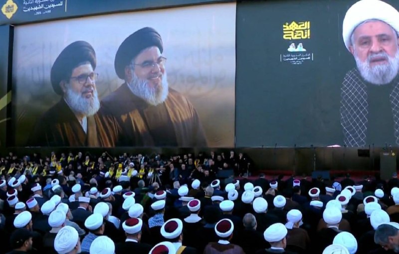 The beginning of the activity of the festival of the second anniversary of the killing of the Secretary-General of Hizbullah Sayyed Victims of Ummah Hujat al-Islam and the Muslims Sayyed Hassan Nasrallah (may God be pleased with him) and the Secretary-General of Hizbullah Hujat al-Islam and the Muslims Al-Bad-Haslam please be with him (Salami Al-Bad-Haslam) Mr. The southern suburb of Beirut.