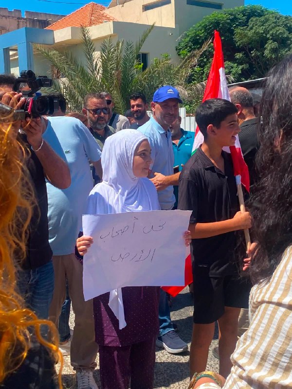 "אנחנו הבעלים של הקרקע".