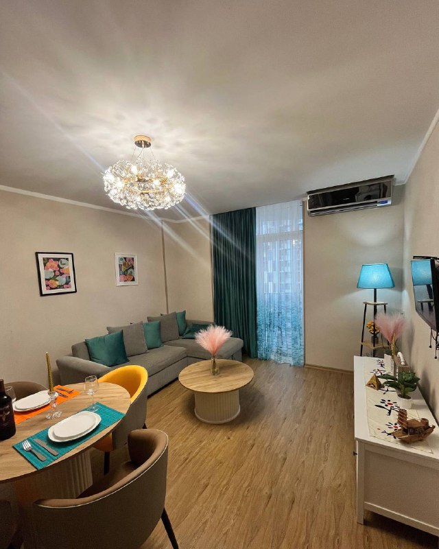 Сдам 1+1 ❤️Новую квартиру ❤️С видом на море 💵650$ 🌰Ул Химшиашвили 15б — фото 1