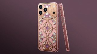 Хорошо, что 8 Марта уже прошлоCaviar выпустила линейку ультрадорогих розовых iPhone. Самый дорогой вариант обойдётся почти в полтора миллиона рублей — задняя панель выполнена из кожи с золотым орнаментом, куда встроено 84 небольших бриллианта.Смотрим на ос