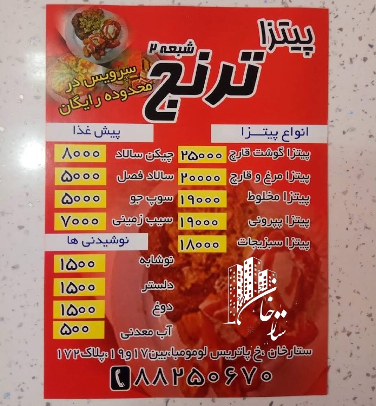 نبض بازار / اقتصاد 💰: 🔴منوی پیتزا سال ۹۶!@NabzehBazaar