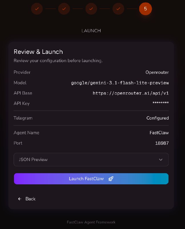 开源 FastClaw：做更好的 OpenClaw 发行版1. 使用 Go 开发，3000 行代码实现 OpenClaw 核心功能2. 单二进制（5MB）分发，轻量级安装，无环境依赖3. 秒级启动，资源占用小（内存占用约为 OpenClaw 的 1/7）4. 支持可视化安装，上手门槛很低5. 支持个人本地使用，原生支持云端多租户场景6. 支持 OpenClaw 90% 功能，兼容 OpenClaw 生态