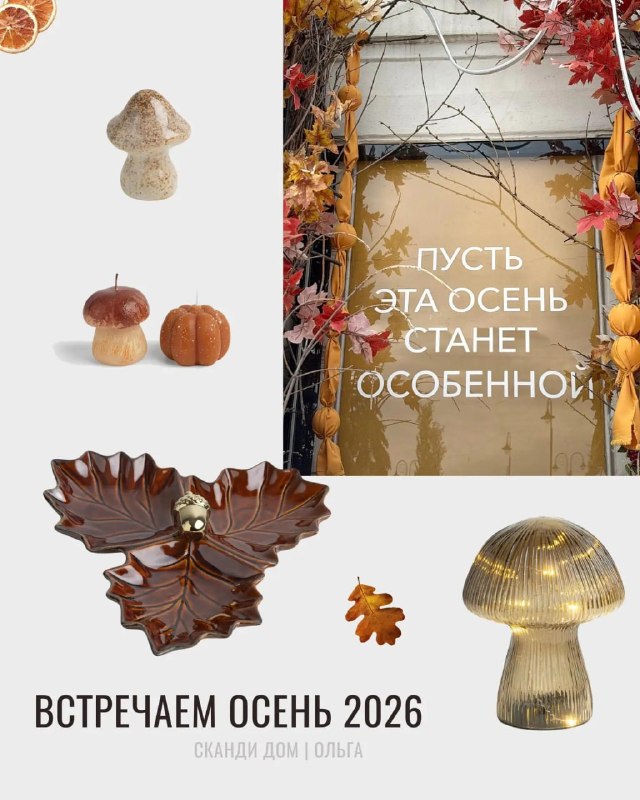 Первая большая осенняя подборка этого года Добро пожаловать в мир уюта Kuchenland Скатерть 170х250 см Бокалы 2 шт. Набор для соли и перца Тыковки П... - изображение 4 - гриб, кружка, ёмкость