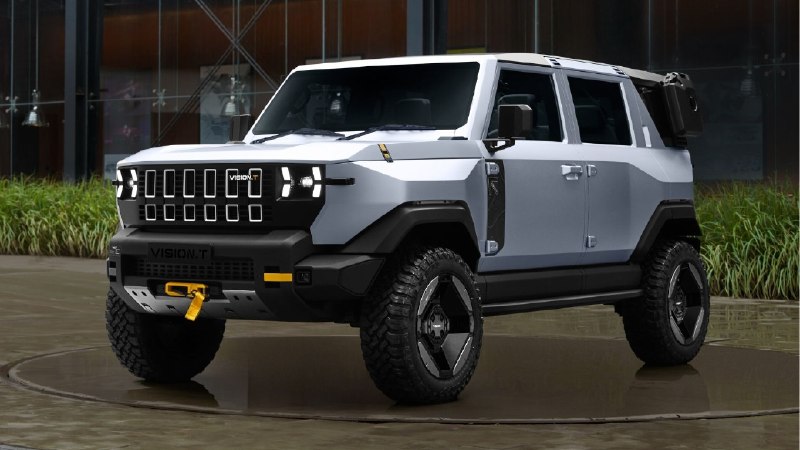 🚗⚡ Mahindra уже патентовала дизайн будущего Thar‑EV!Недавно на Freedom NU в Мум
