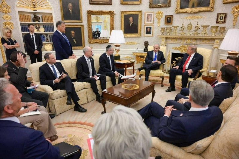 - 🇮🇱/🇺🇸 סגן הנשיא טראמפ, שר החוץ של ארה"ב, שר המלחמה, מנהל ה-CIA והשליח הנשיאותי ויטקוף משתתפים בפגישה…