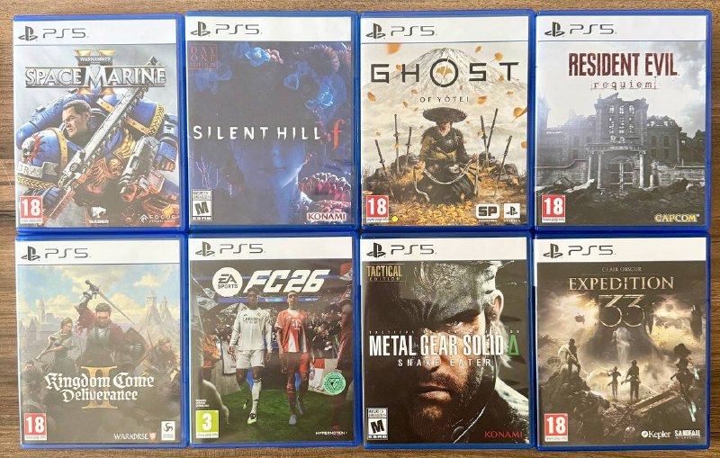 Игры на дисках для PS5