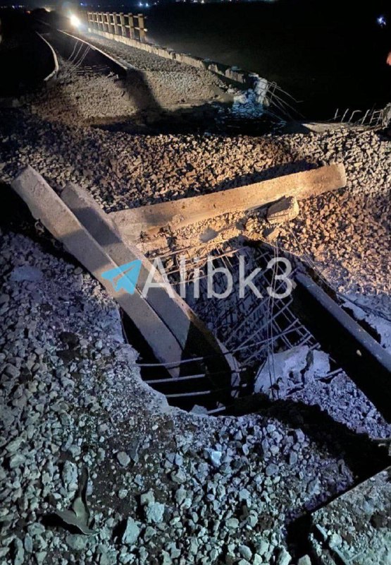 תמונות בלעדיות של מסילת הרכבת שכוונה בצפון מזרח איראן.