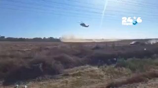 🇮🇱 מסוק לפינוי הפצועים הגיע לזירת התאונה בדרום.