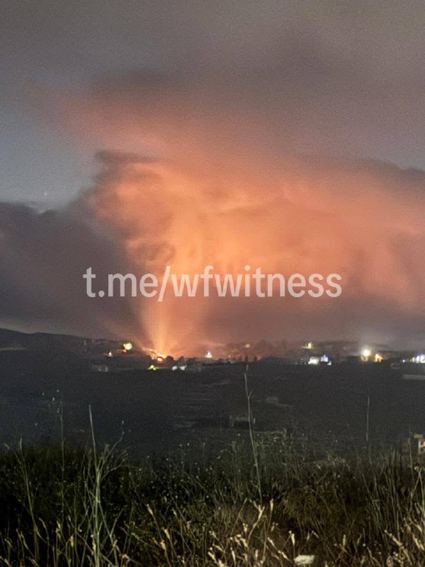 ️🇱🇧🇮🇱 עבודת הריסה אלימה ישראלית בעיירה הכבושה חדתא שברצועת הביטחון של דרום לבנון.