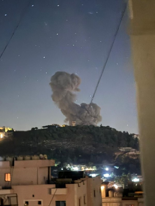 תמונה של הפשיטה שכוונה לשכונת רואיס בנבטים