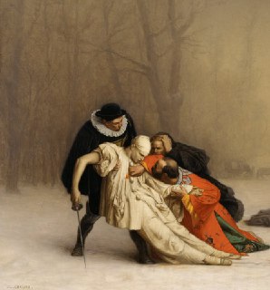Jean-Léon Gérôme"The Duel After the Masquerade"1859 #Gérôme