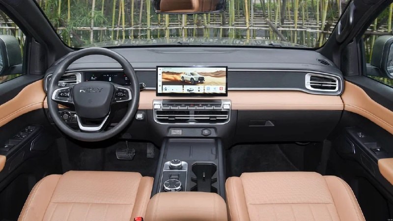 Chery представила электрический пикап с рамной конструкцией 4
