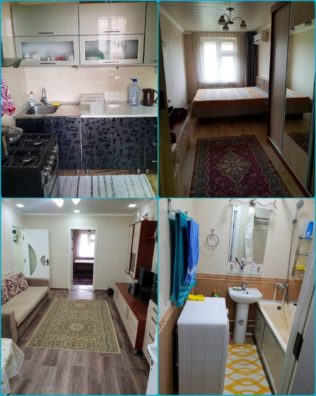 •Аренда:- Яшнабадский район, Лисунова.- 2 комнатная, 4 этаж, 4 этажный дом, хороший ремонт, мебель и техника, интернет, цена: 450$------------------------------------✏️ Telegram 👉 @dom_vsem_uz-------