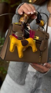 Hermes Hermès Kelly 20 Twilly Coffee, фото 21