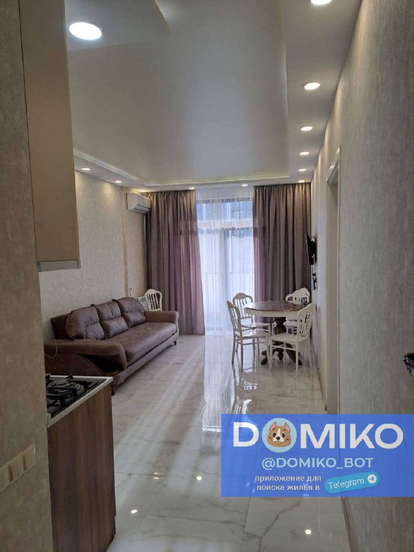 1+1, 28 этаж, 55 кв/м — фото 1