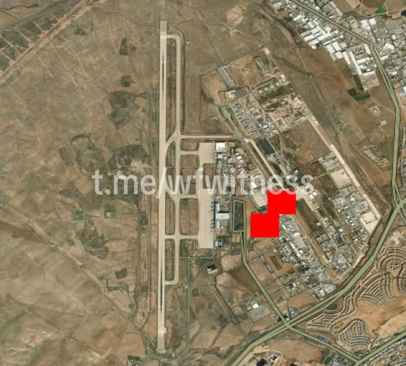 ️🇺🇸🇮🇷 תמונת NASA FIRMS מציגה שריפות בשני מקומות בנמל התעופה הבינלאומי בארביל בעקבות התקפות איראן אמש.