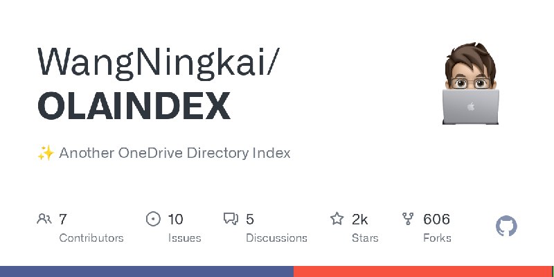 GitHub - WangNingkai/OLAINDEX: ✨ Another OneDrive Directory Index