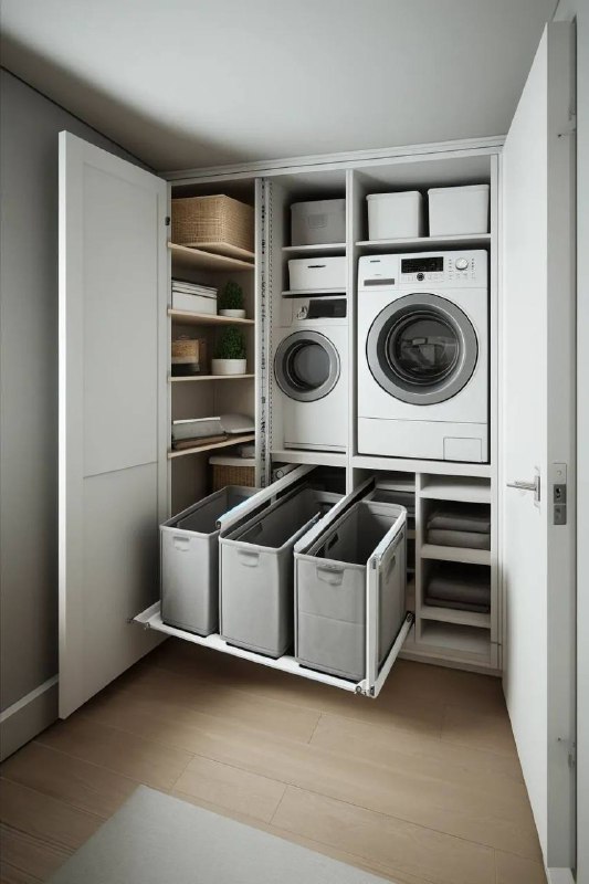 9 идей для скрытого хранения бытовой техники и инвентаря - изображение 8 - идей, скрытого, хранения