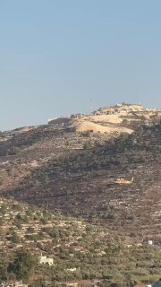 With the landing of a helicopter, the occupation soldiers attack the village of al-Laban al-Sharqiya south of Nablus.