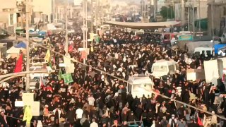 🎥 גל השיבה של עולי הרגל של ארבאין מעבר לגבול; קריינות של IRNA ממנצוריה לחוסראווי