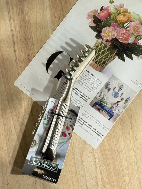 Kangarooshop: 🌸 انبر سالاد کد x247🔼طول : 24,5 cm🔼📦۲۴۰ عدد🔼قیمت : ۱۶۸/۰۰۰ ت🆔كانال فروشگاه👇🏻@KangarooshopII ☎️📞 :"شماره هاى تماس"0939275