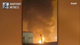 ️🇾🇪🇾🇪🇸🇦 אל מסירה: צילומים מראים שריפה ונזק במתקני ארמקו הסעודית בג'יזאן בעקבות התקפות החות'ים של שישי…