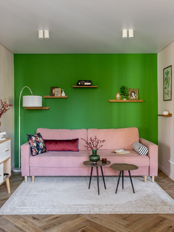 Как за 4 месяца преобразили унылую двушку 44 м в хрущевке яркий ремонт с небольшим бюджетом Хозяйка этой квартиры, девушка 30 лет, занимается орган... - изображение 4 - месяца, преобразили, унылую