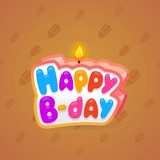 B-Day Candle #136
