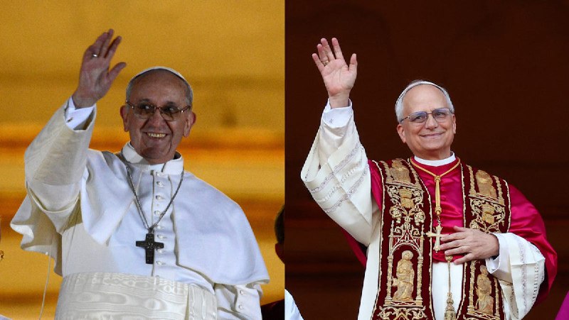 Pope Leo XIV's debut wardrobe was different than Francis'. Here's what changed.
