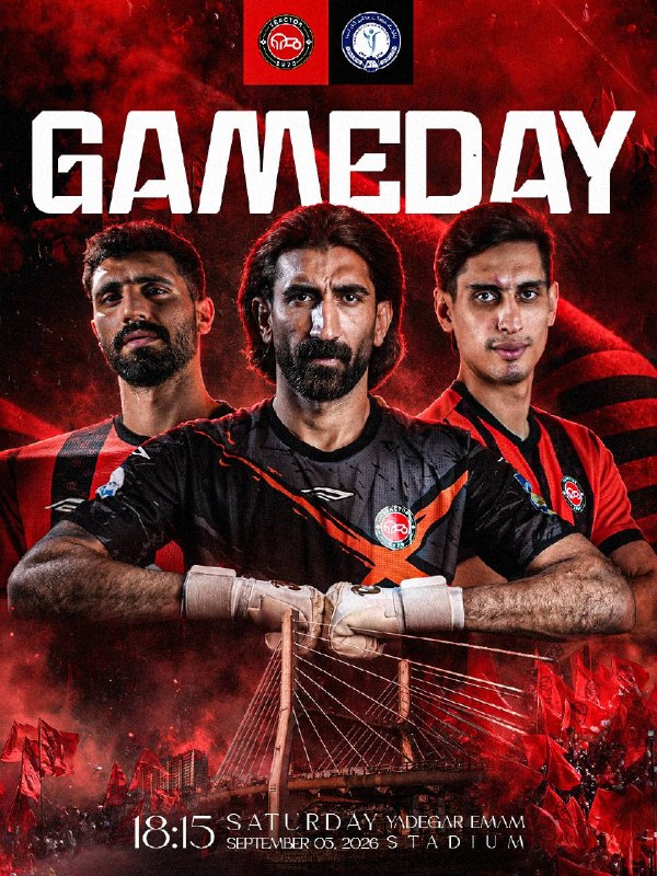 فوتبالی | Footballi.net: 📷👑 #پوستر روز بازی تراکتور برای دیدار با گل‌گهر 🕐 ساعت ۱۸:۱۵🌱 ورزشگاه یادگار امام ره تبریز ⚽️ @FootballiApp